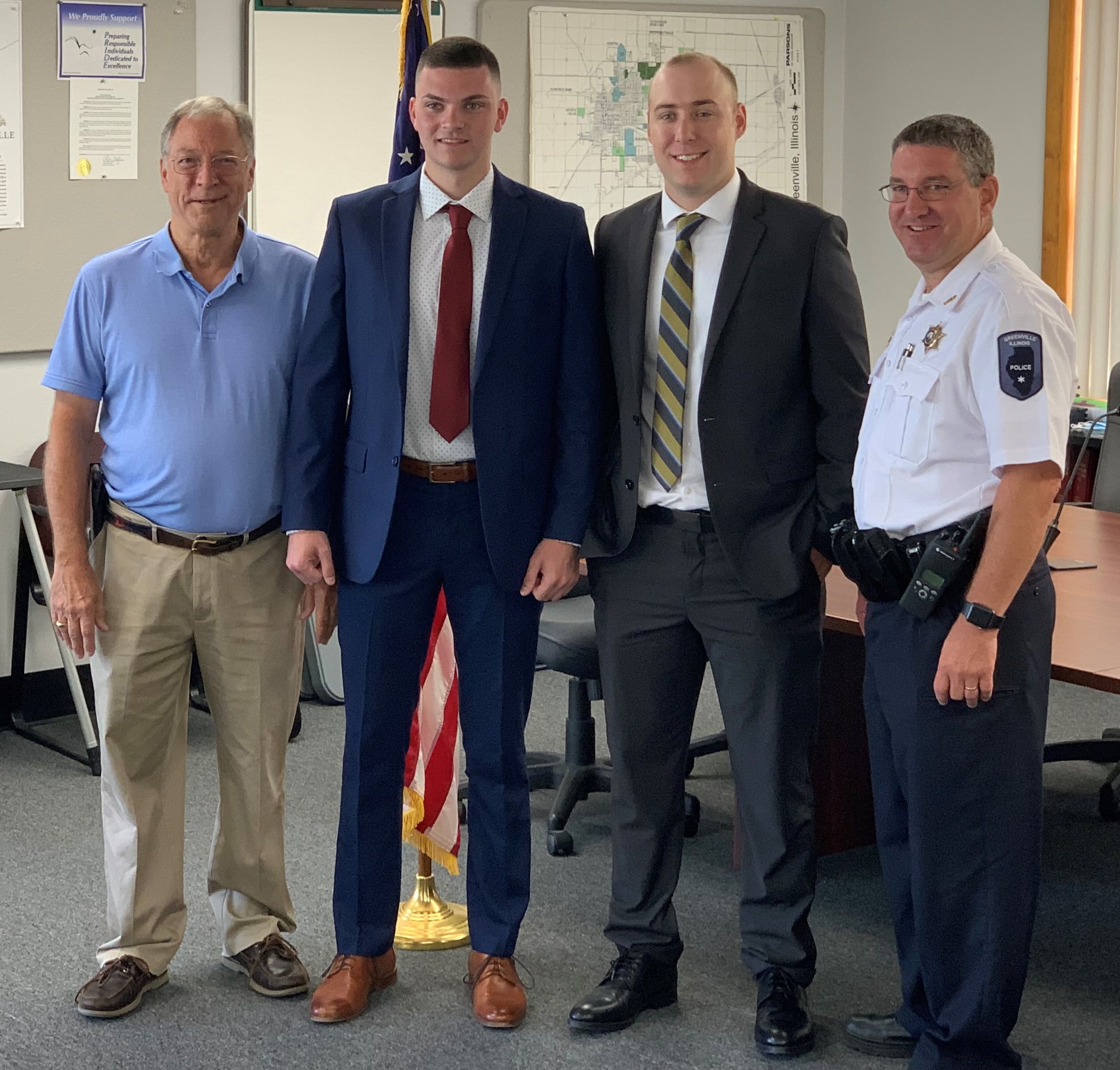 City of Greenville, Illinois - Two New Greenville Police Officers Sworn ...