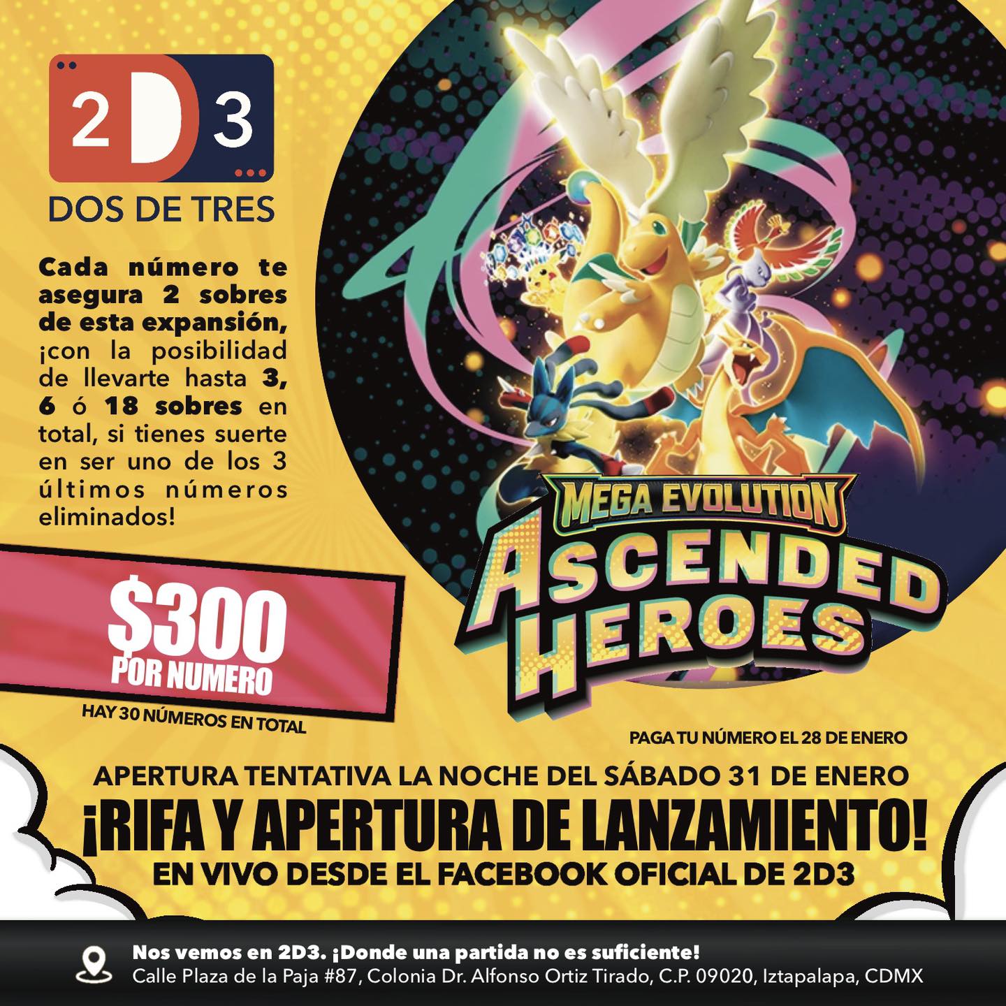 2D3 - ¡¡ASCENDED HEROES!! RIFA Y APERTURA DE SOBRES EN... | Facebook