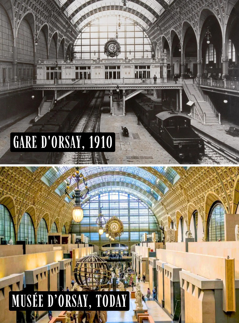 Architecture - The Musée d'Orsay in Paris was originally built as the ...