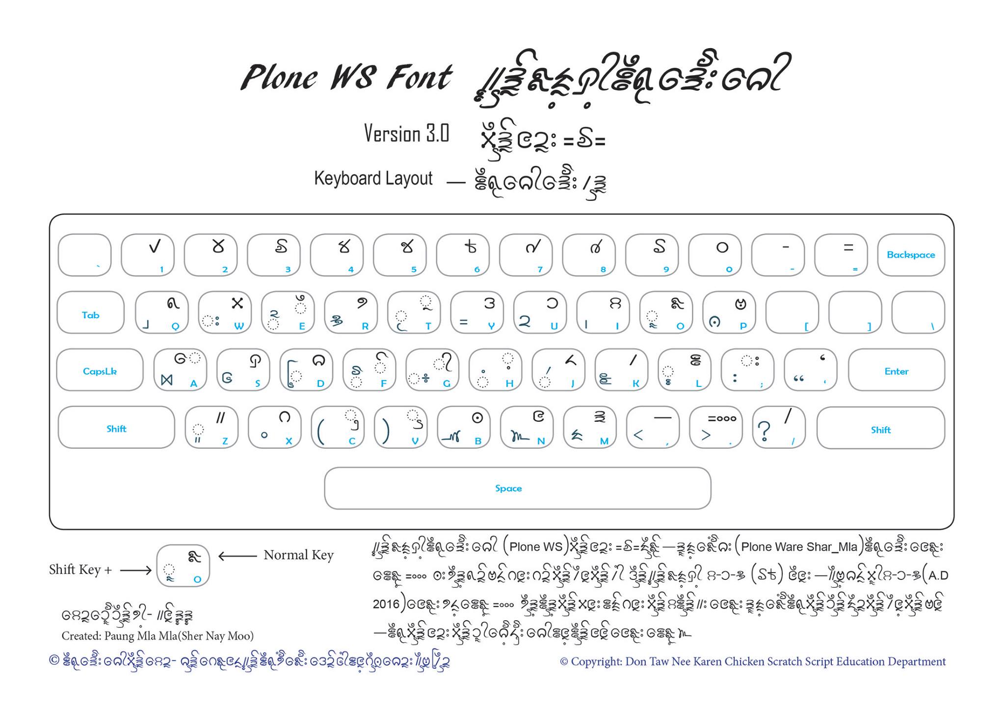 Traditional - LEKE script (Karen Chicken Scratch Script) font new ...