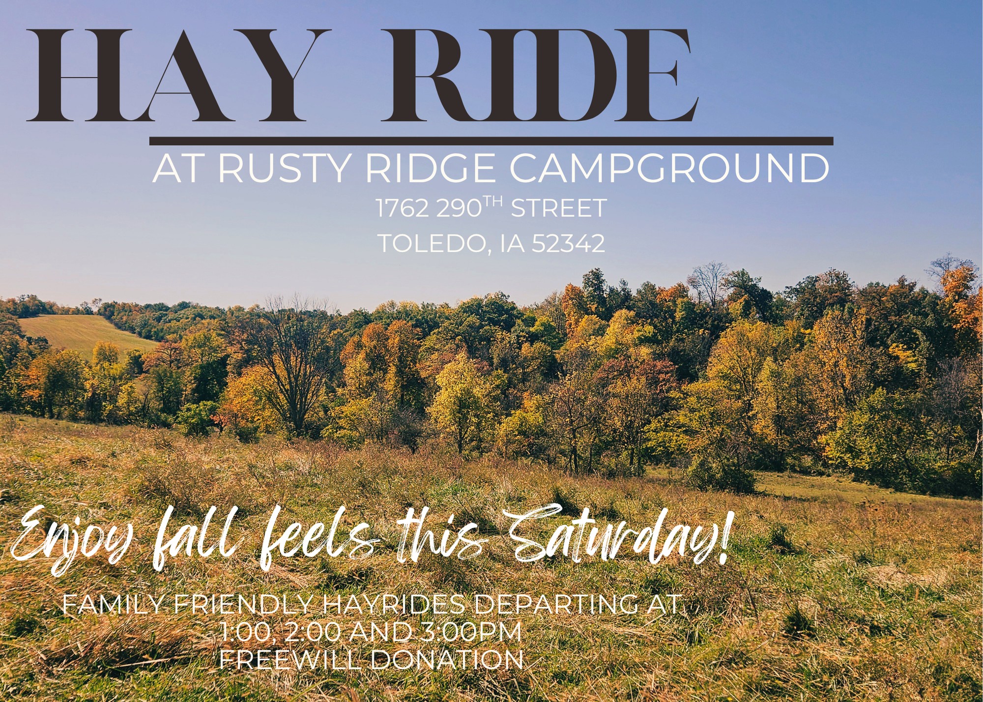 Rusty Ridge Campground | Toledo IA