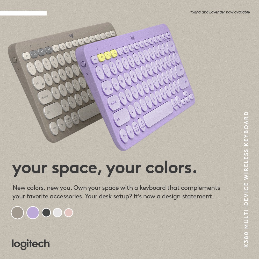 Logitech - New colors, new you Own your space with a...