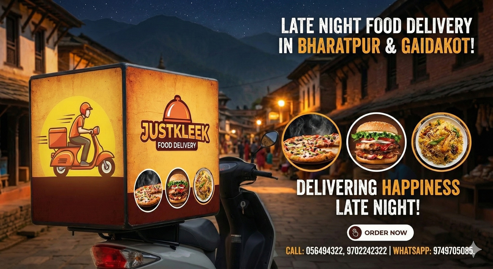 justkleek-food-delivery-bharatpur