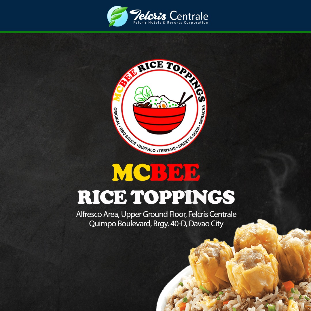 Felcris - McBee Rice Toppings now open at Felcris Centrale! Delicious ...