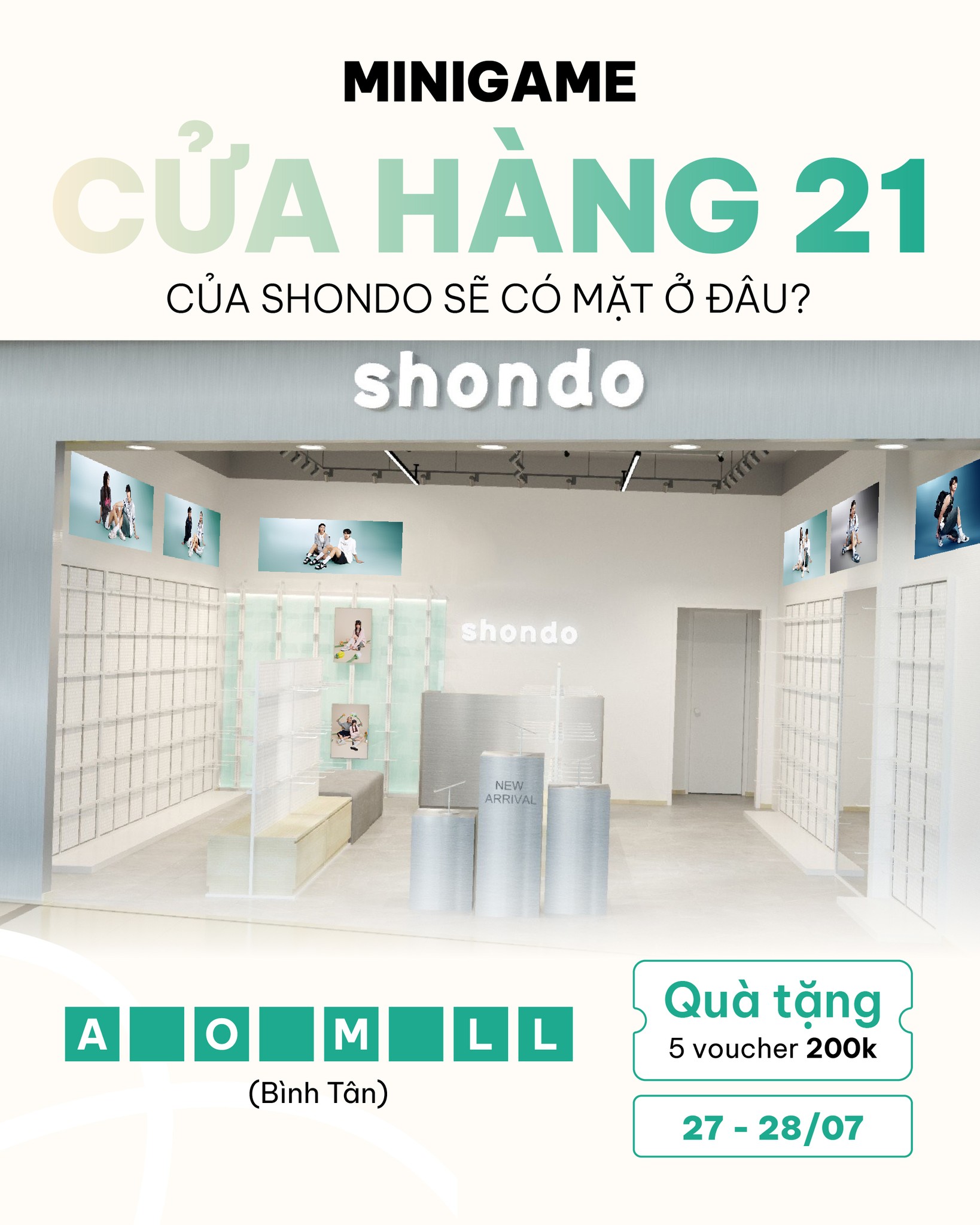 Shondo Vietnam - 𝗠𝗶𝗻𝗶𝗴𝗮𝗺𝗲 | STORE MỚI VOUCHER PHƠI PHỚI... | Facebook