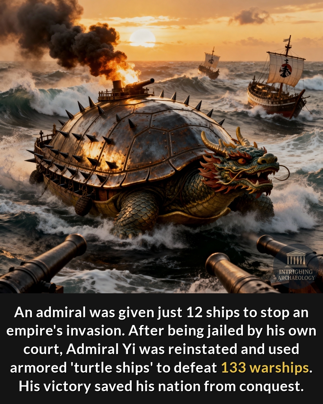 In 1592, a Korean admiral... - Intriguing Archaeology | Facebook