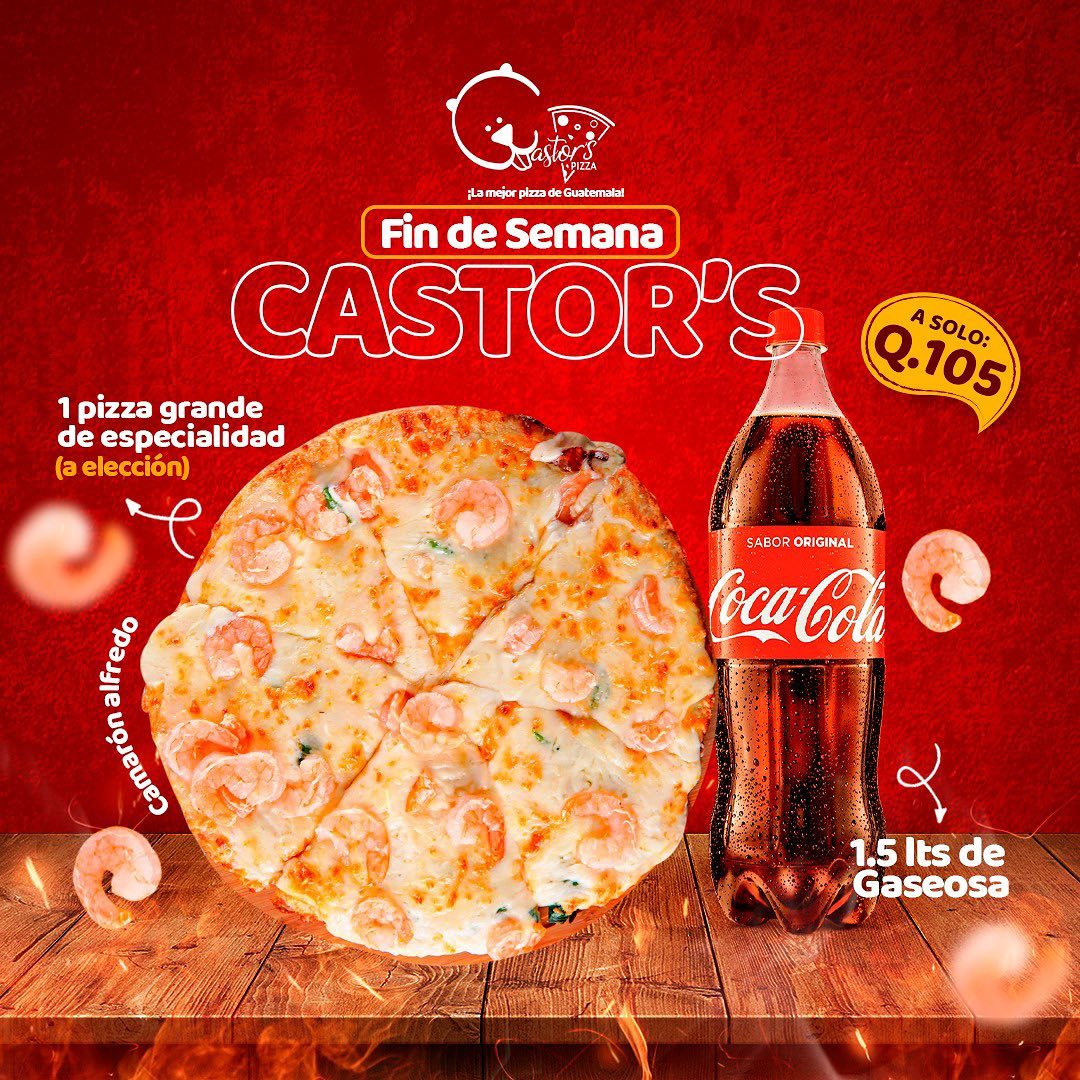 ¡El fin de semana es para disfrutar de... - Castor's Pizza GT