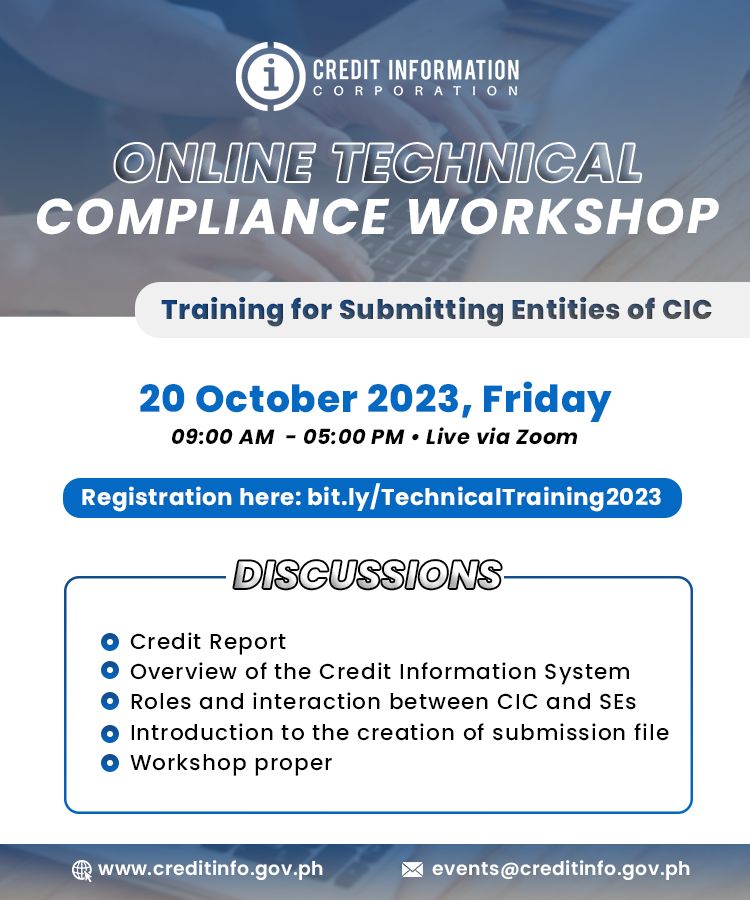 CALLING ALL SUBMITTING... - Credit Information Corporation | Facebook