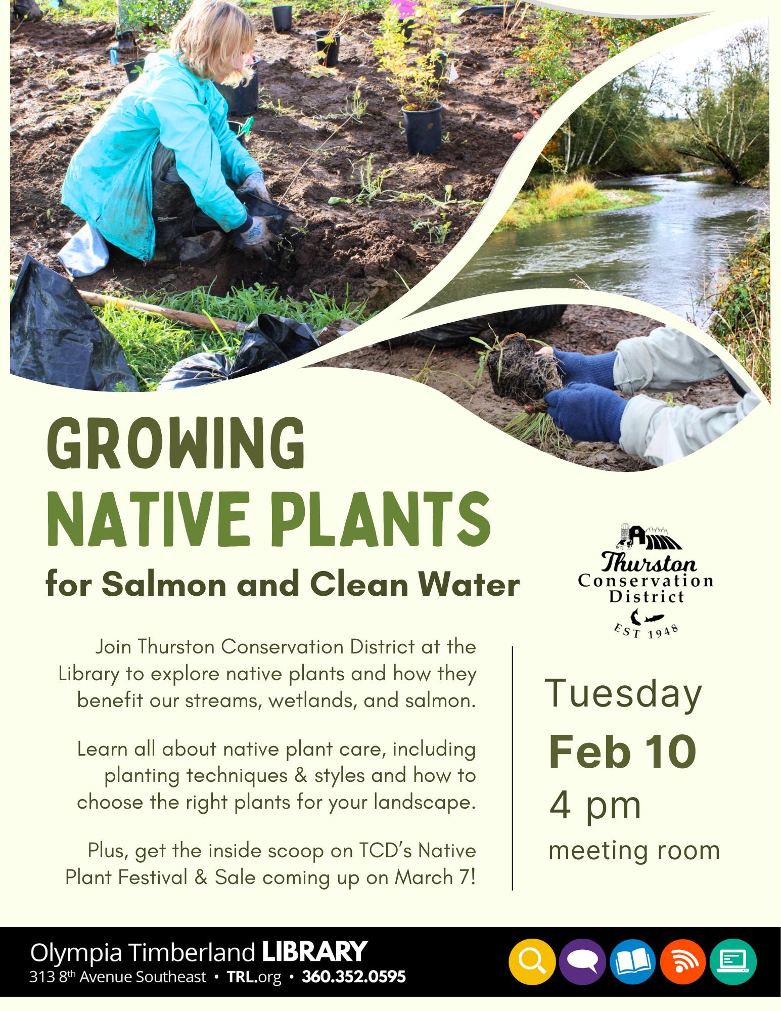 Growing Native Plants for Salmon and Clean Water