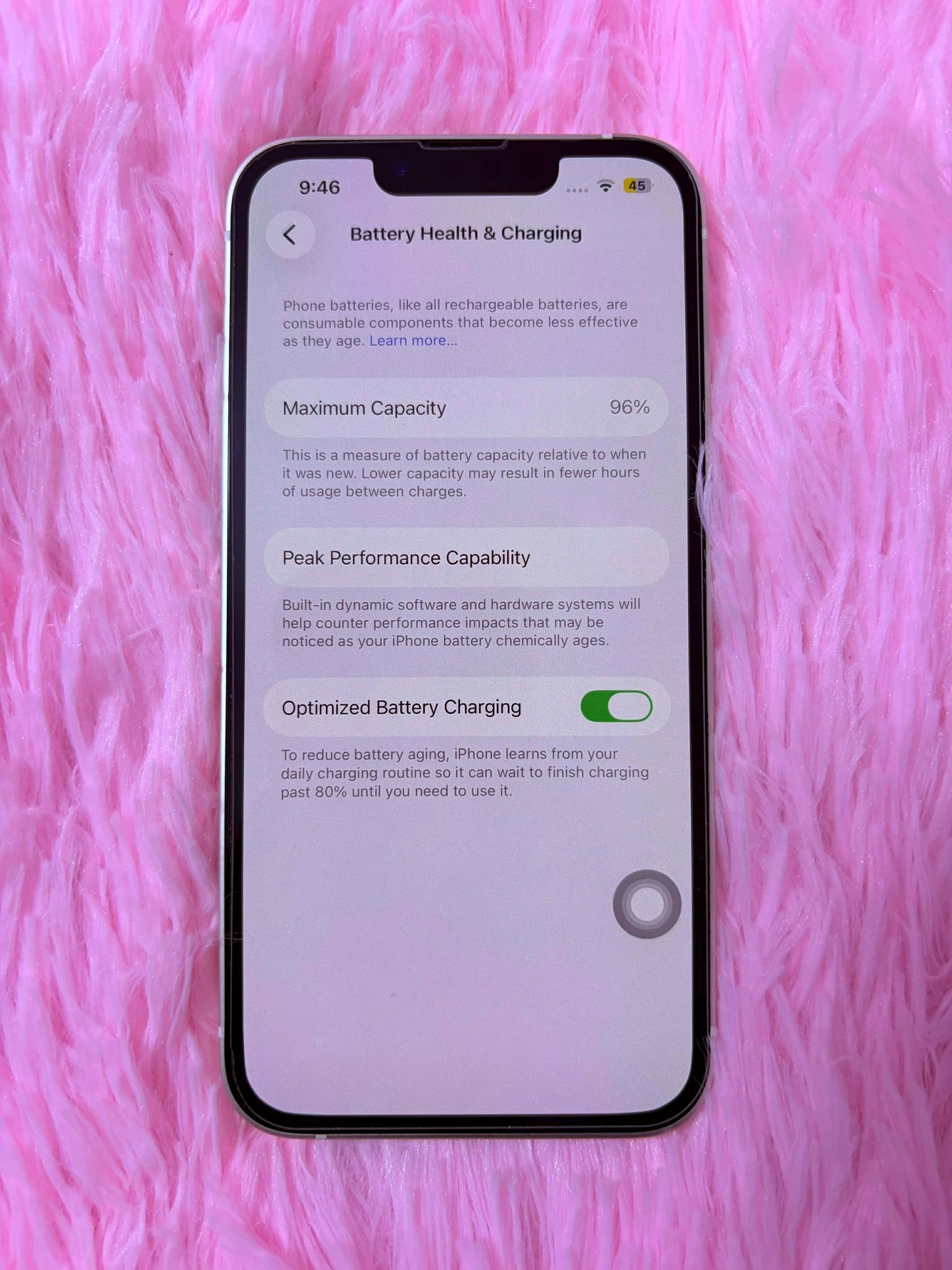 IPHONE 13 128gb STARLIGHT 96% battery health Factory unlocked 