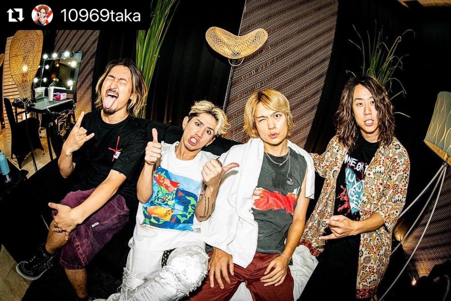 Thank you so much for wearing FAGASSENT? Mr.TAKA from ONEOKROCK 