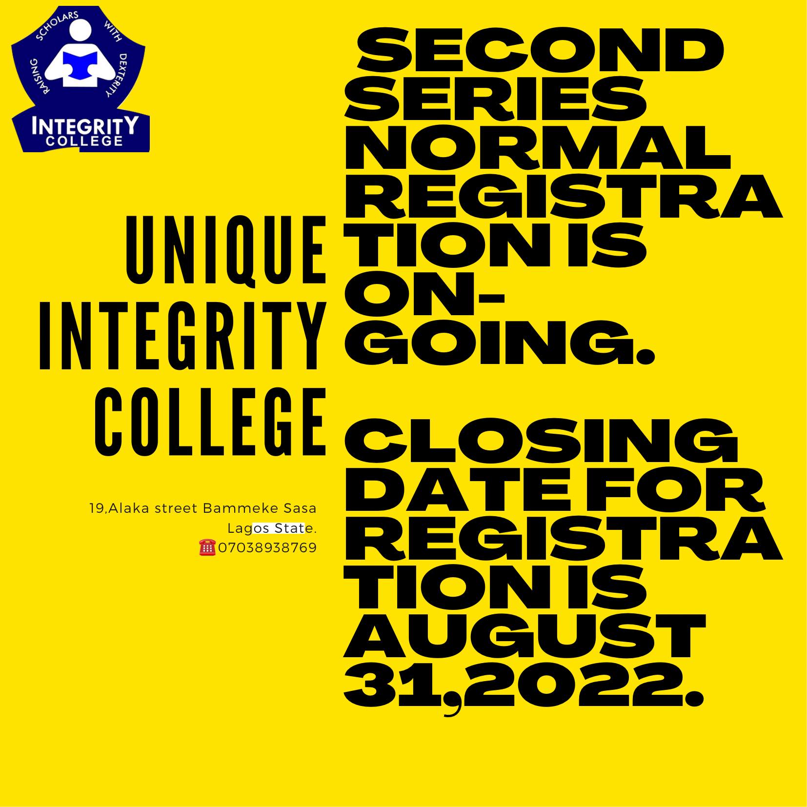 Unique Integrity College | Lagos