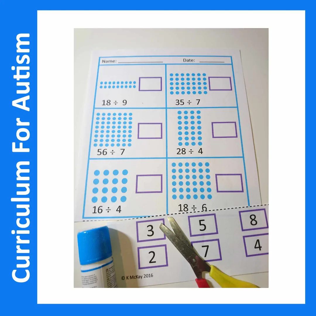 Do you use cut and paste sheets... - Curriculum For Autism