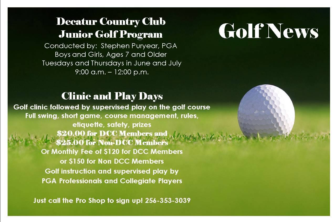 Decatur Country Club Jr. Golf | Decatur AL