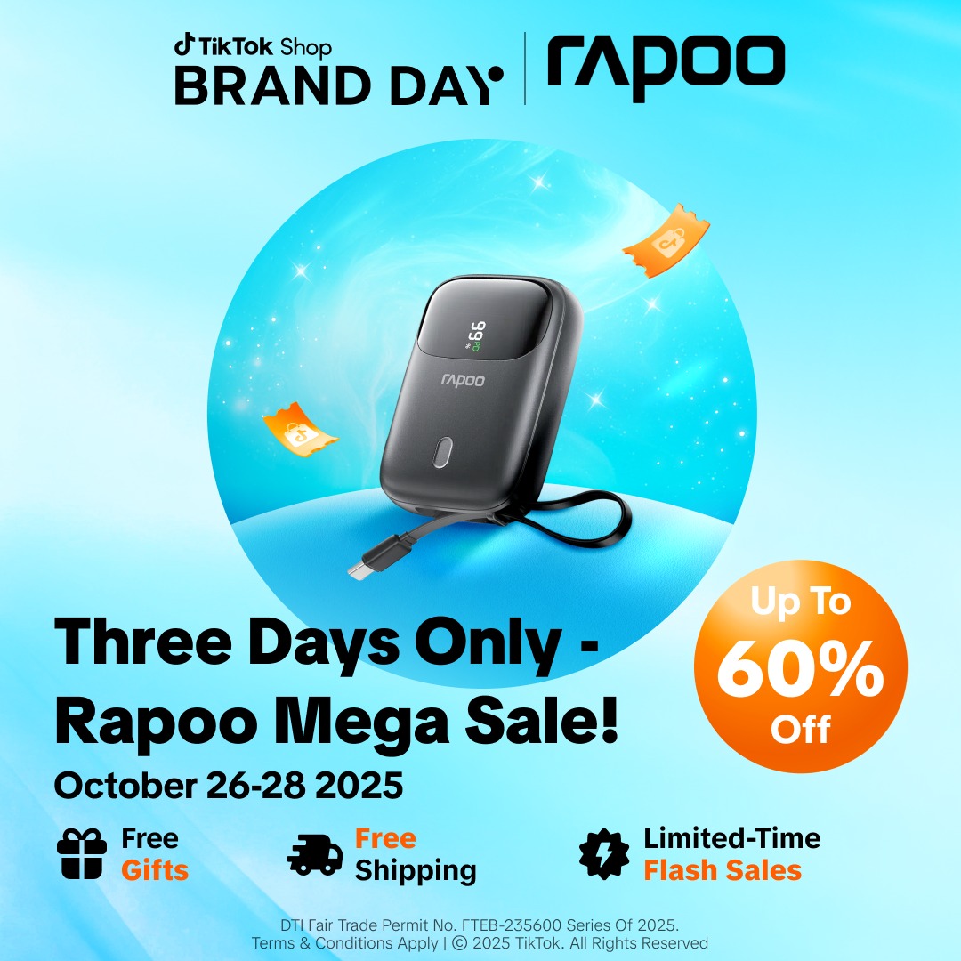 Tech deal alert! 🚨 Rapoo Brand... - TikTok Shop Philippines | Facebook