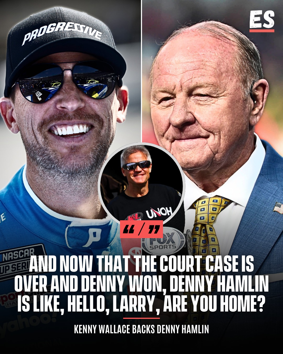 ES - Receipts still echo!💥 Kenny Wallace’s laughter carried a sharp ...