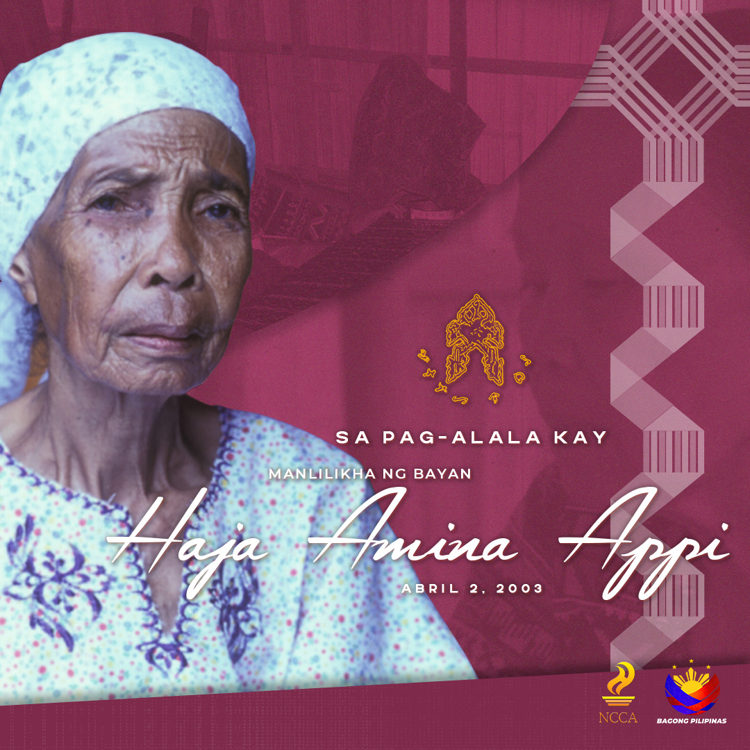 In commemoration of the life and works of Manlilikha ng Bayan Haja ...