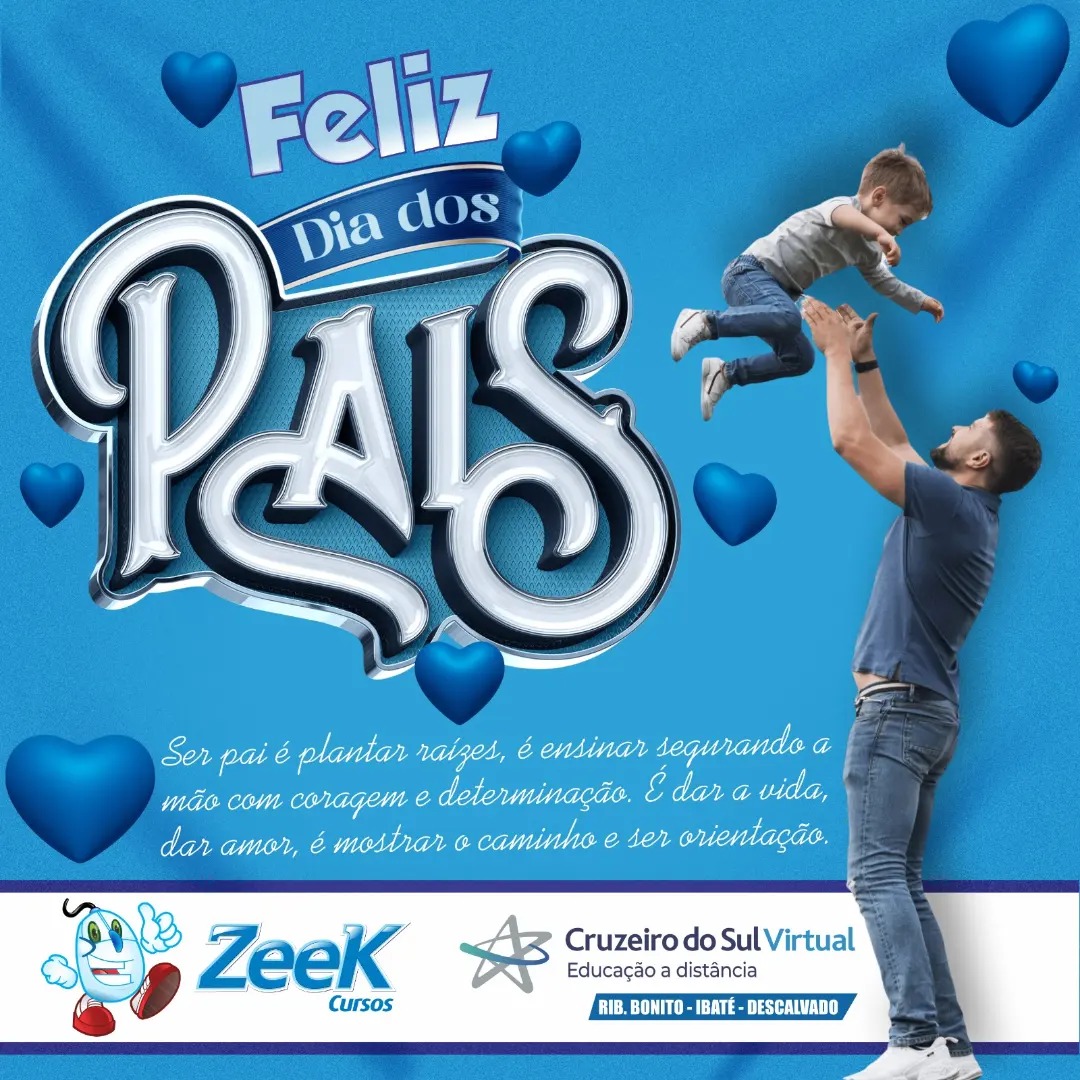 Zeek - 💙 A Zeek deseja um Feliz Dia dos Pais! 👨‍👧‍👦 
