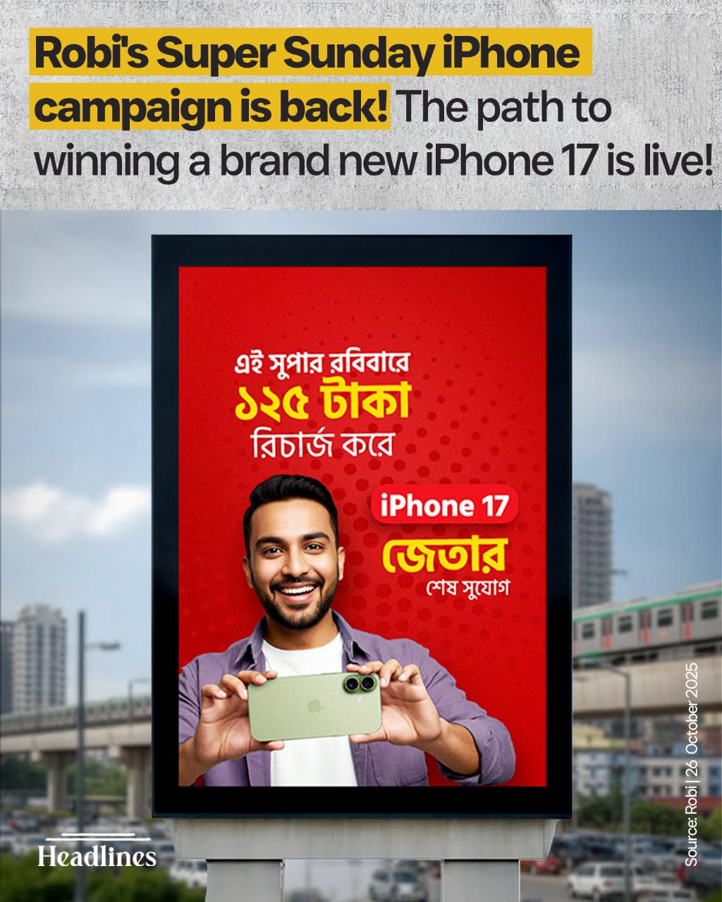 The Headlines - Robi has officially announced the return of its highly ...