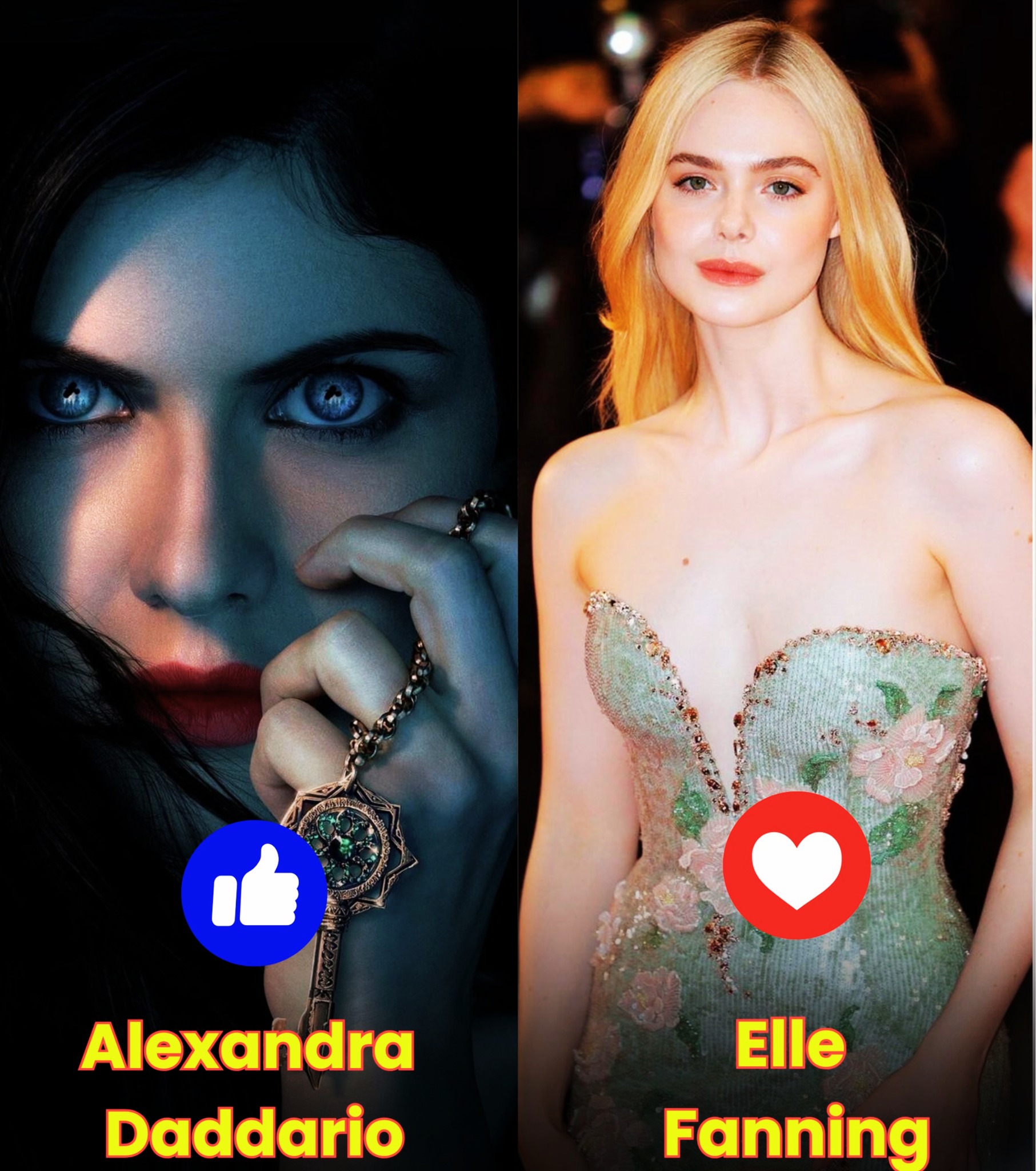 Voices - **Alexandra Daddario vs Elle Fanning: Beauty, Depth, and ...