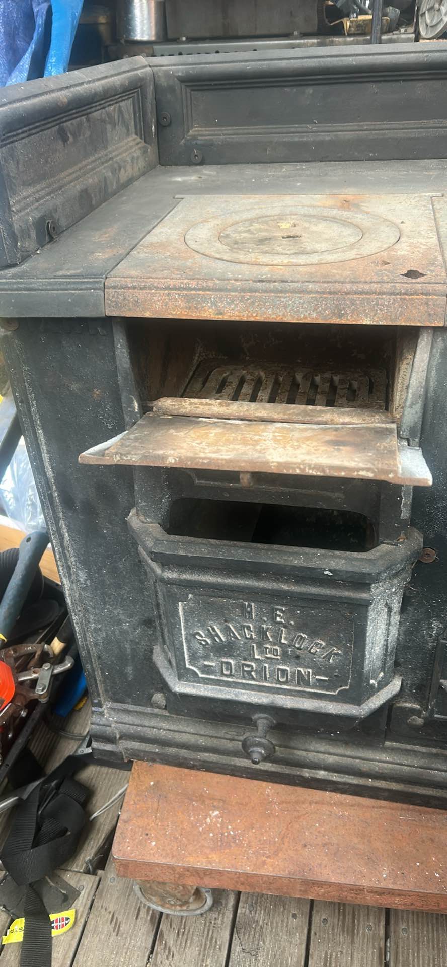 Shacklock Oven & Wetback Stove - Shacklock Coal Range - Off Grid Stove ...