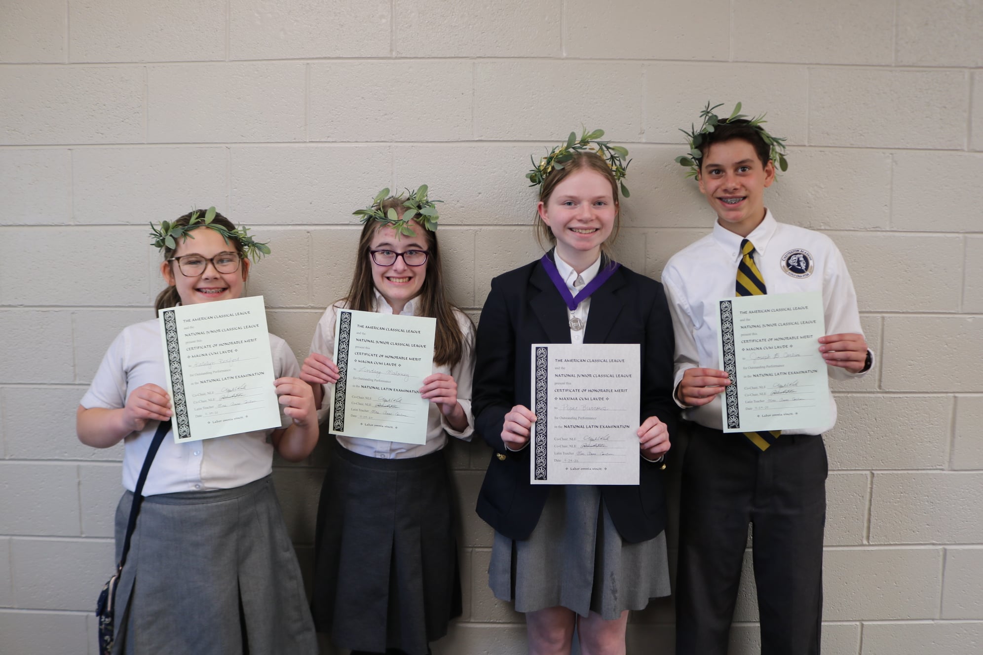 Congratulations to these high... - Holy Name Catholic School