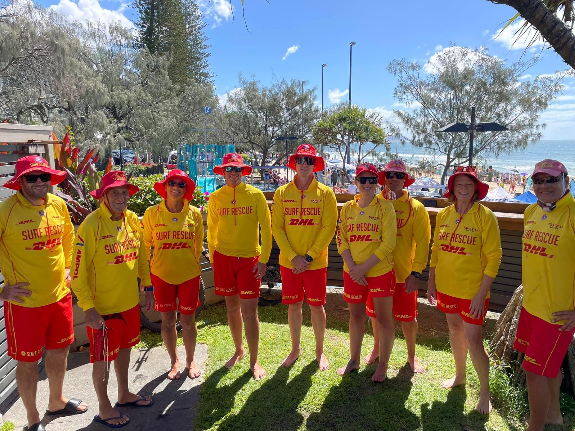 The red and yellow... - Mooloolaba Surf Life Saving Club