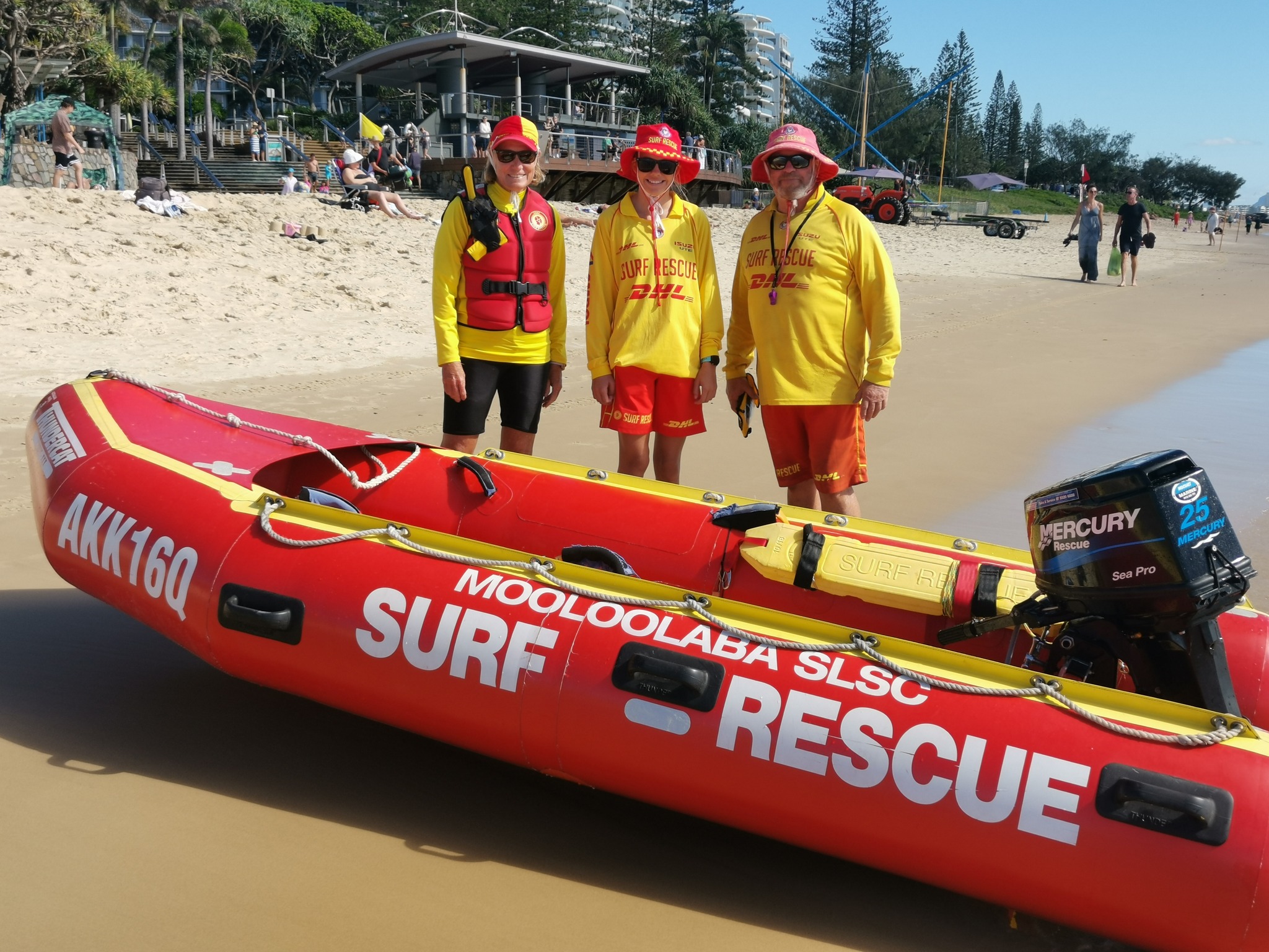 The red and yellow... - Mooloolaba Surf Life Saving Club