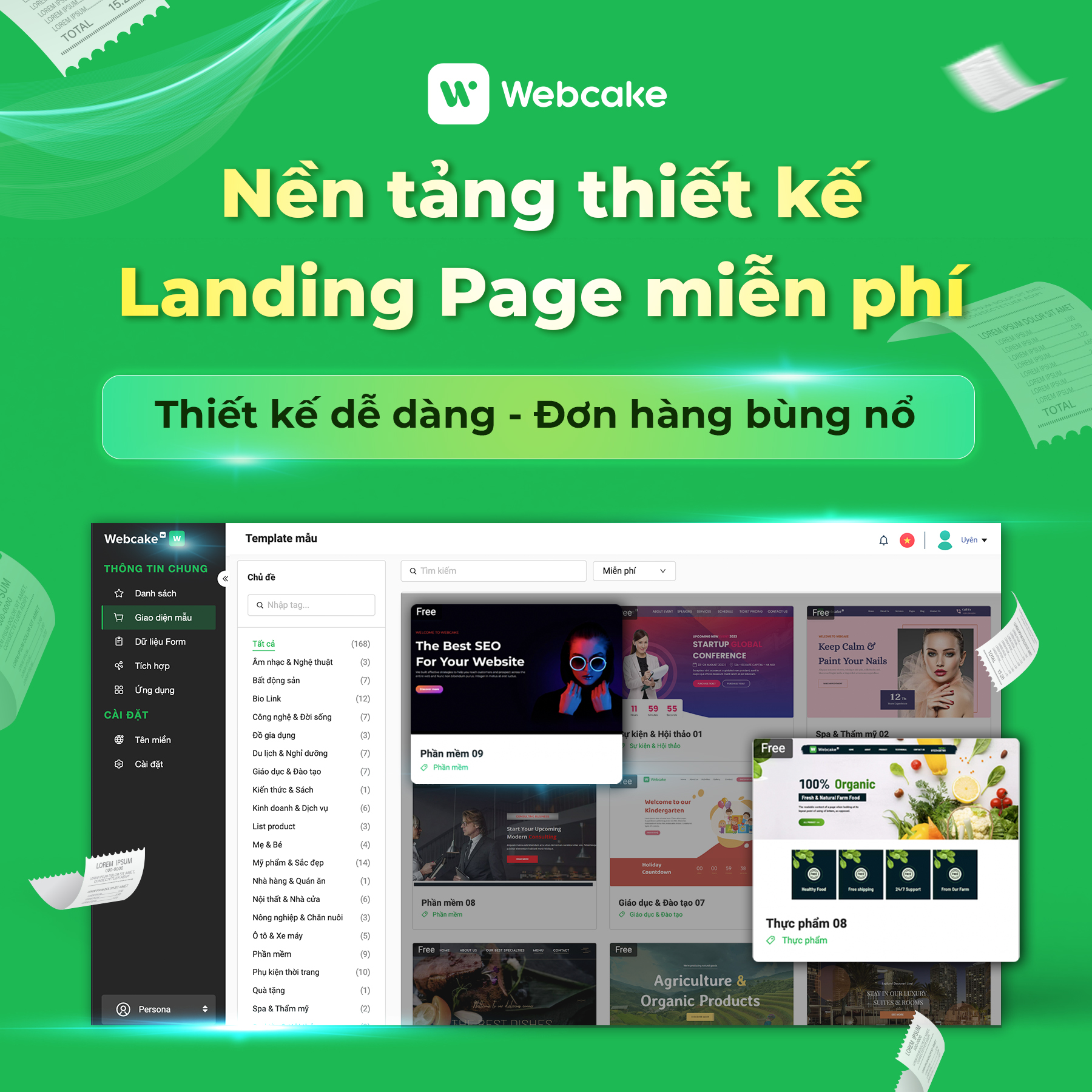 Webcake.io - 🔥 THIẾT KẾ LANDING PAGE MIỄN PHÍ CÙNG WEBCAKE... | Facebook