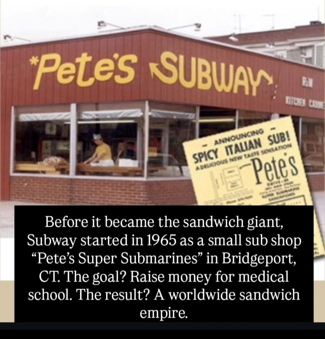Throwback to a classic Subway building design! This was on St. Joe