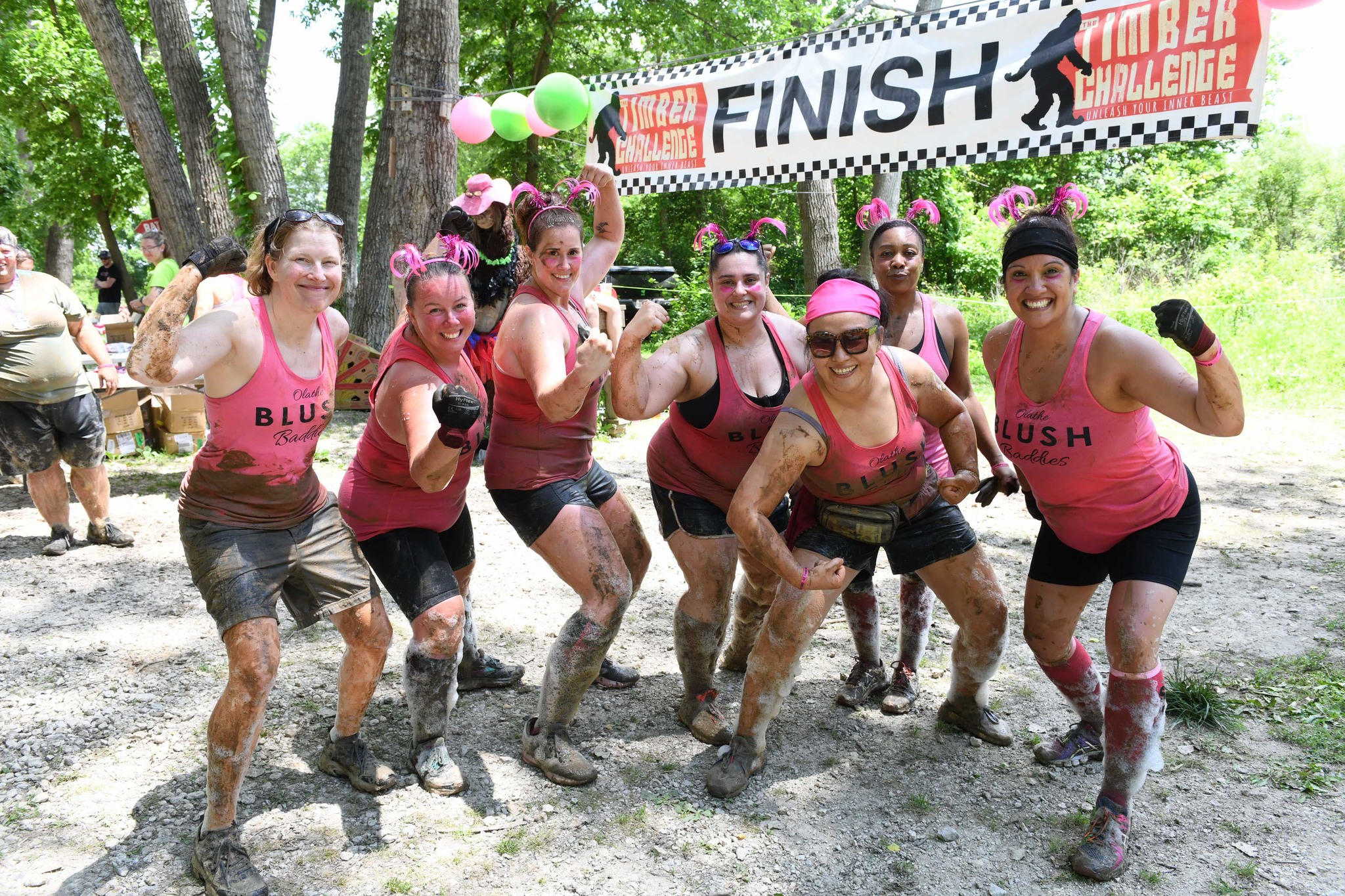 Wild Women Timber Challenge obstacle course