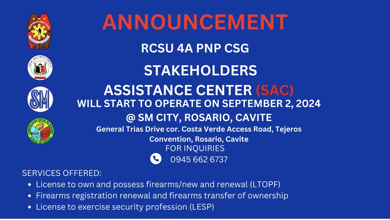 Regional - READY TO SERVE YOU... @ STAKEHOLDERS ASSISTANCE CENTER (SAC ...