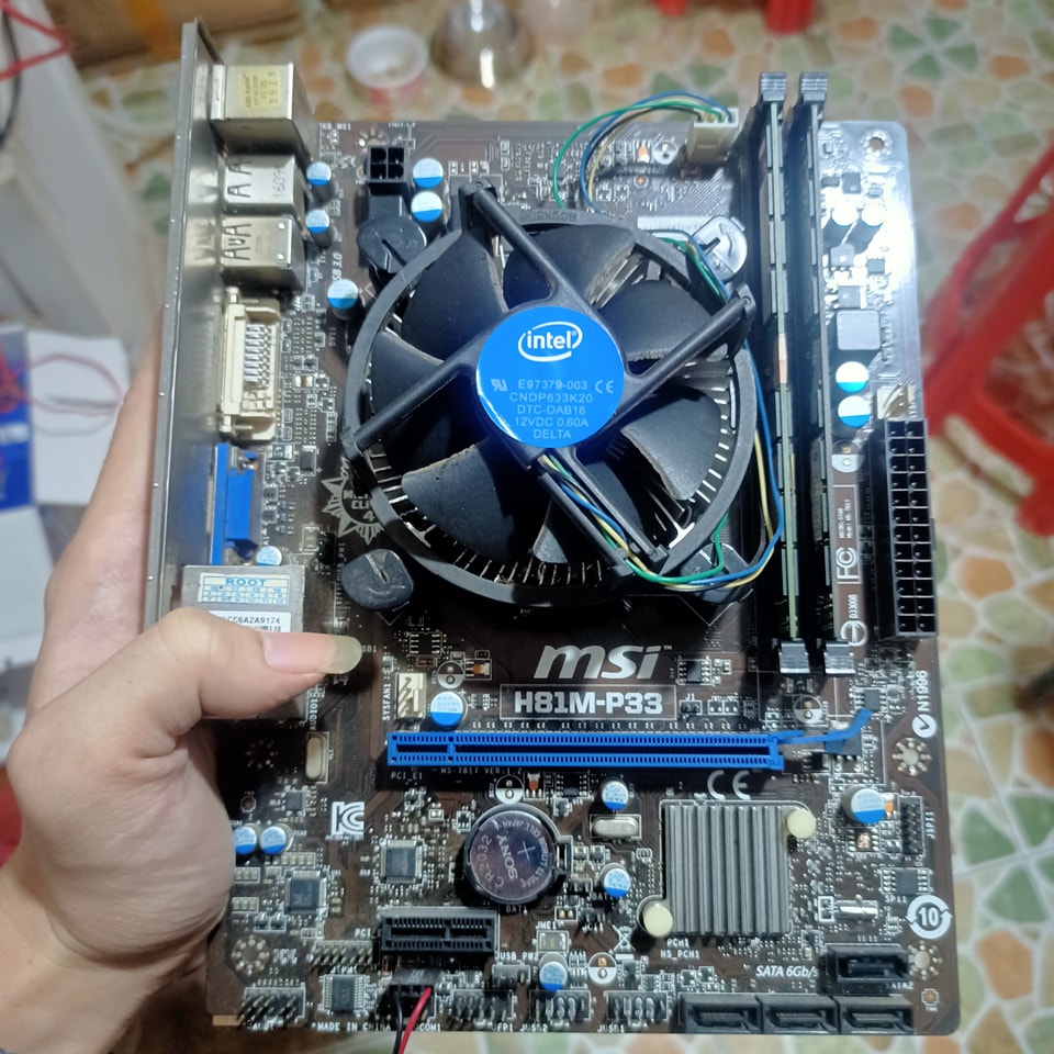 Intel Core i5 4460 (4th gen) MSI H81M Motherboard Kingston Ram 8gb