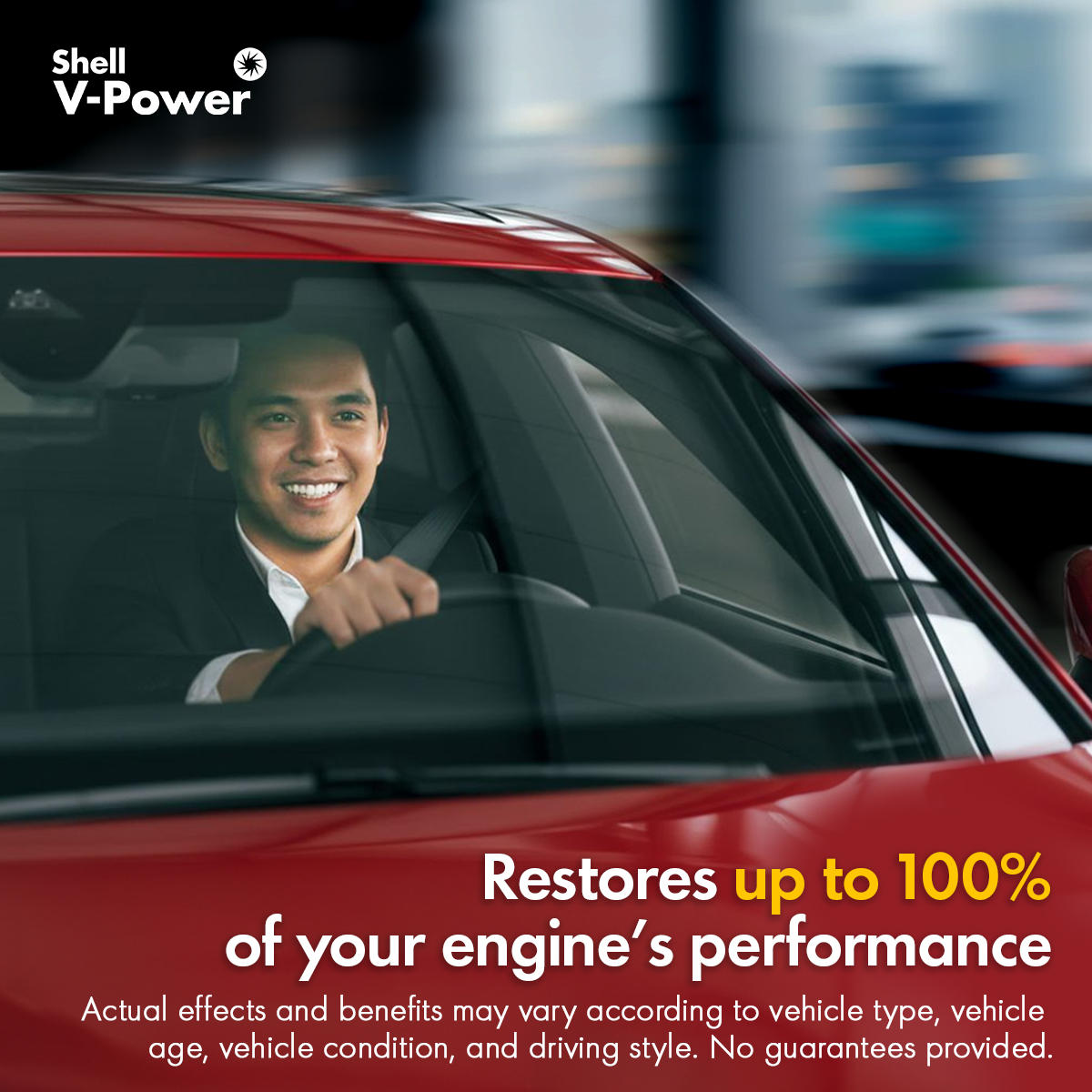 Shell - Shell V-Power restores up to 100% of your engine's performance ...