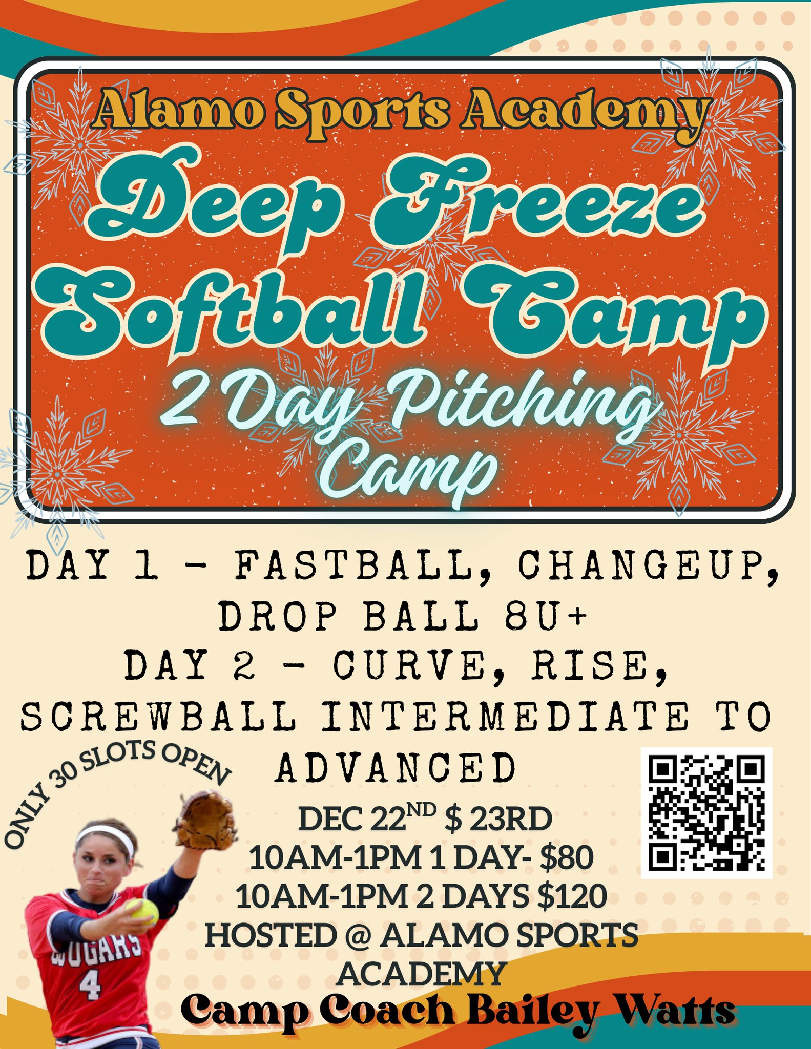 Alamo - 🔥 LEVEL UP YOUR PITCHING! 🔥 SOFTBALL PITCHING CAMP WITH BAILEY ...