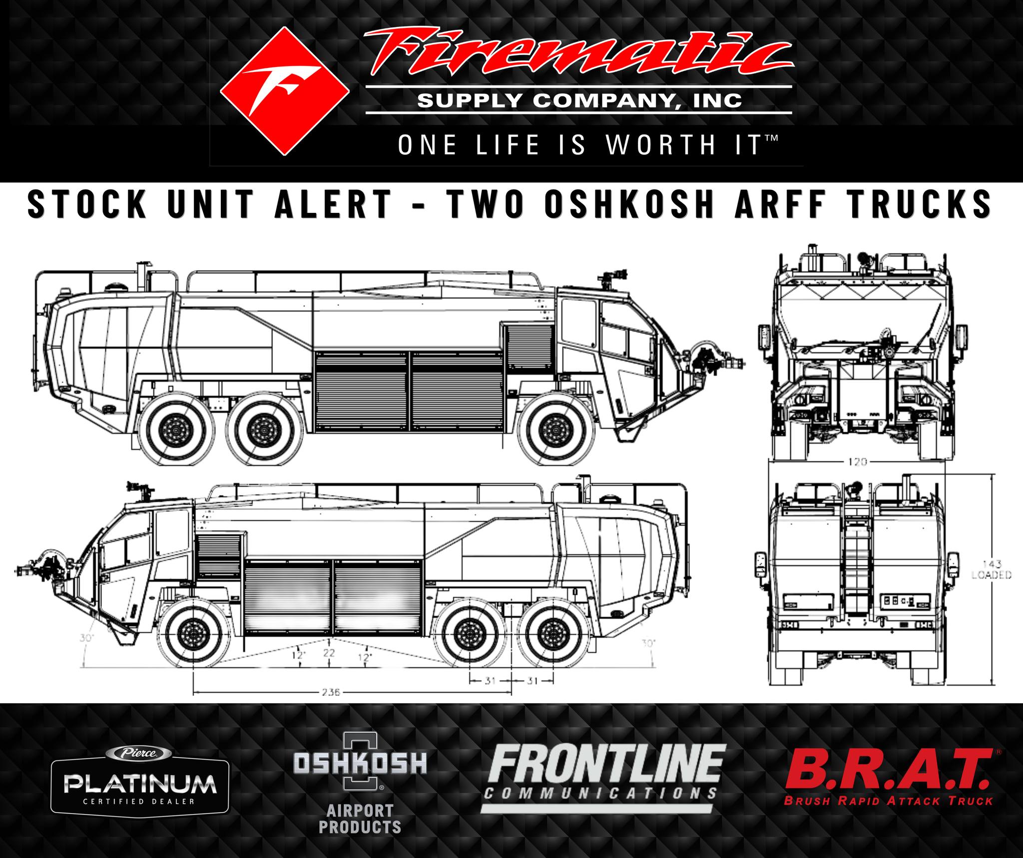 Firematic - 🔥 Rare stock ARFF apparatus opportunity! 🔥 We... | Facebook