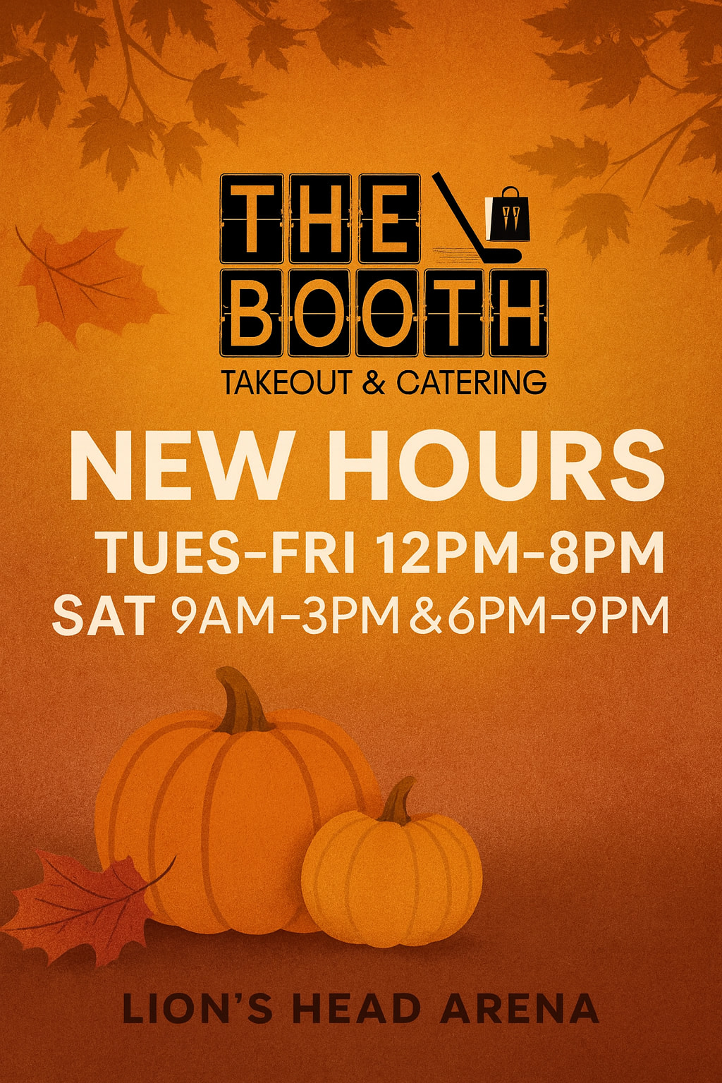 The Booth - 🍂 New Fall Hours Are Here! 🍂 We’re here to keep you fueled ...