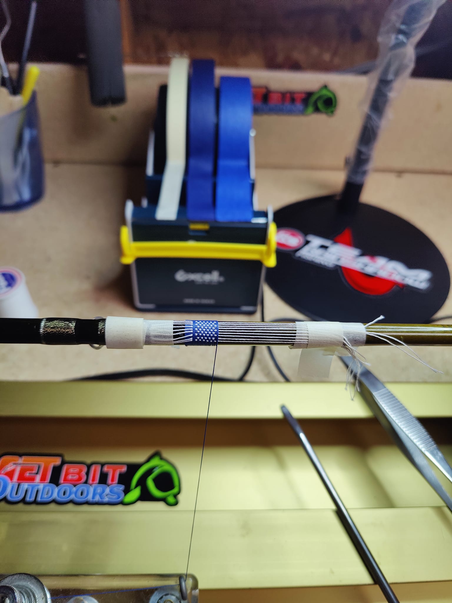 american flag fishing rod and reel Defender Spinning Combo and patriotic design The most patriotic combo in
