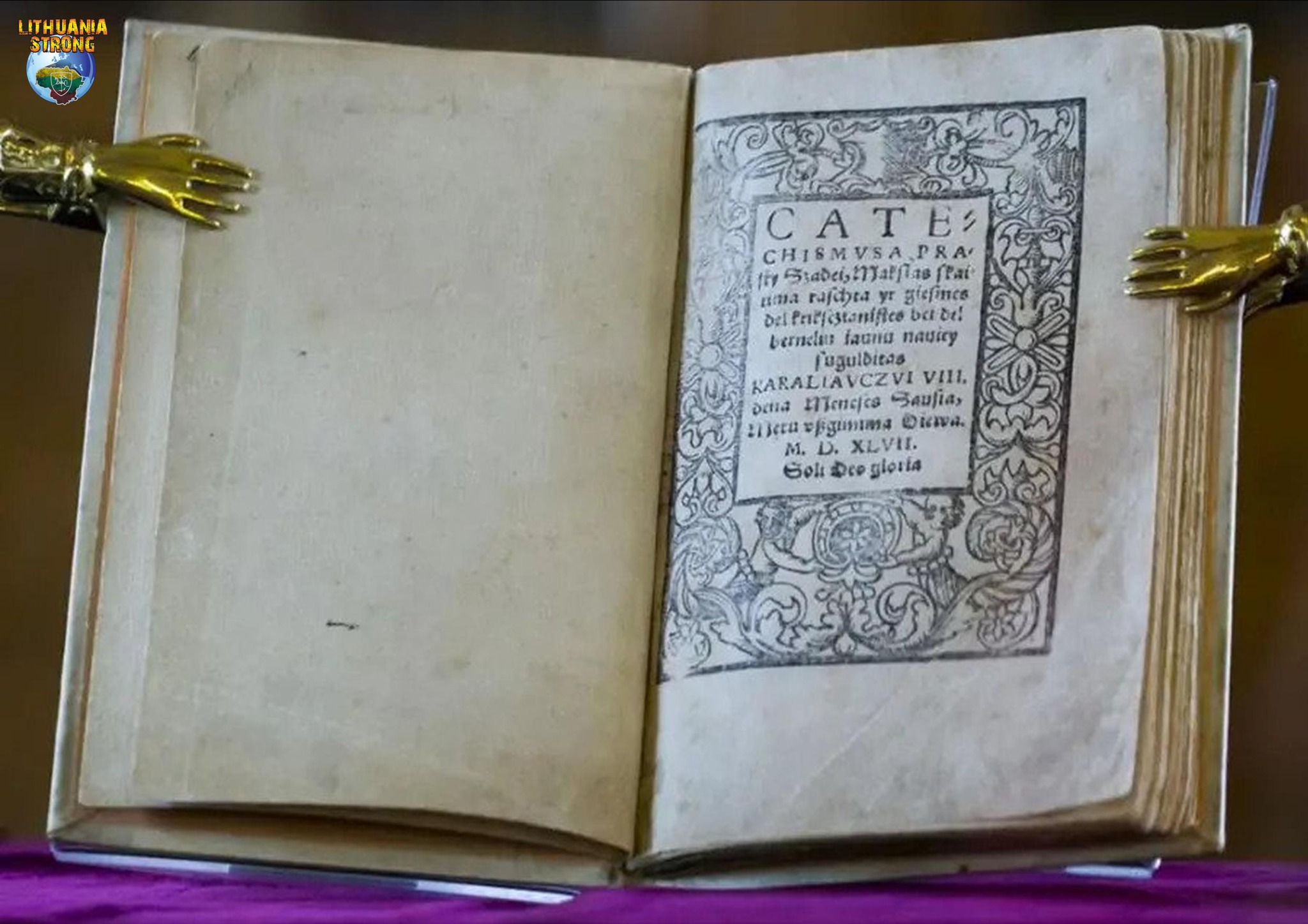 January 8, 1547 - The first Lithuanian book was published in