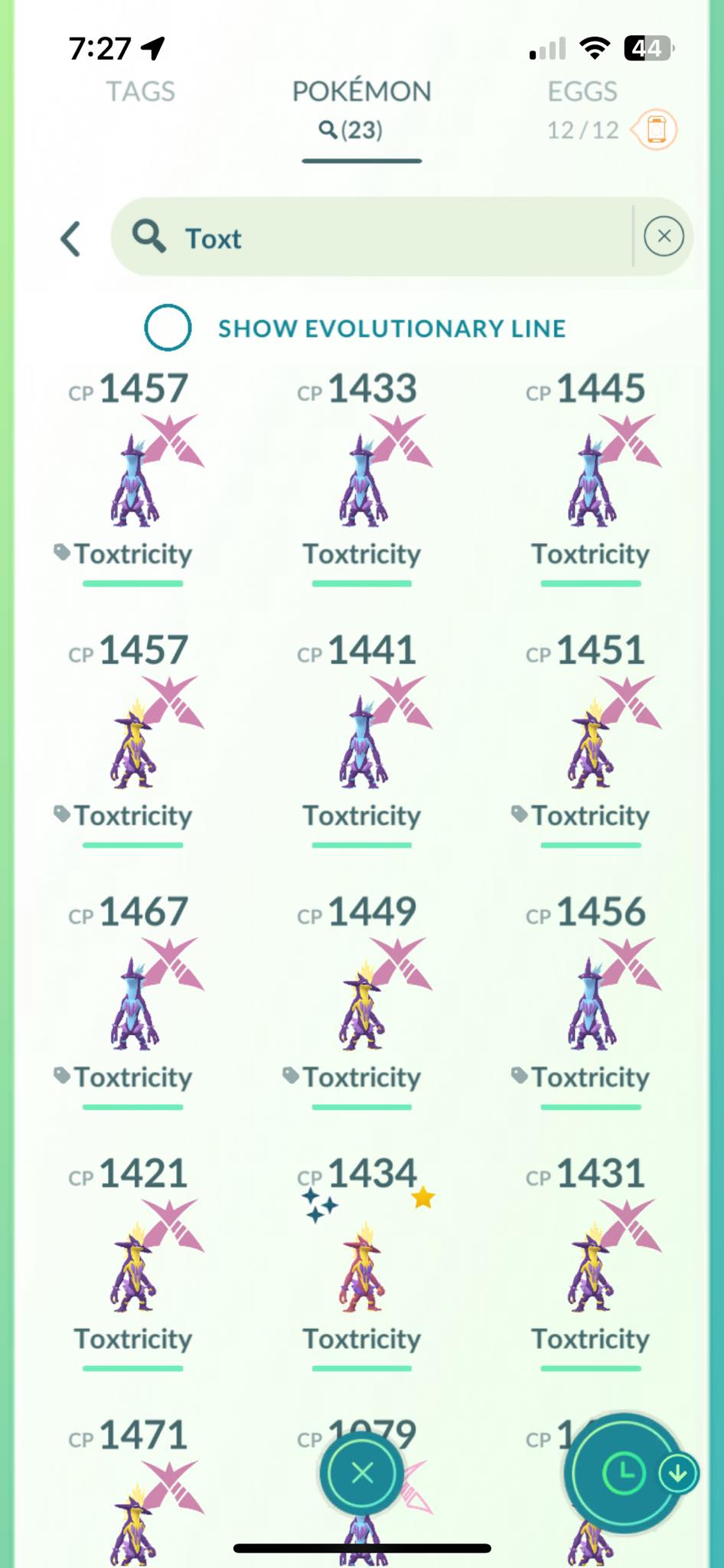 What are good 30-day trades for Gigantamax starters or Toxtricity