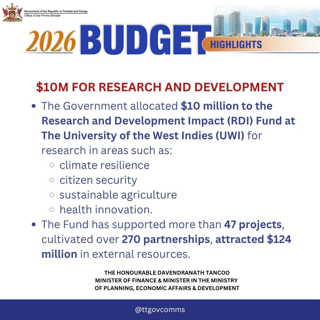 Trinidad... - Trinidad and Tobago Government Communications