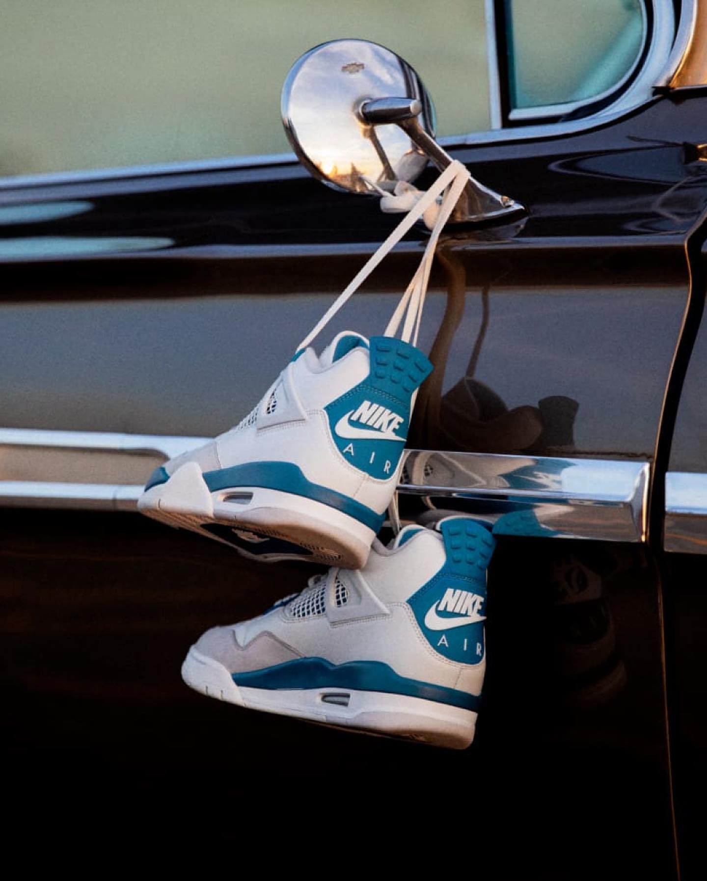 Step into a classic. The beloved AJ4 returns in premium Off-White 