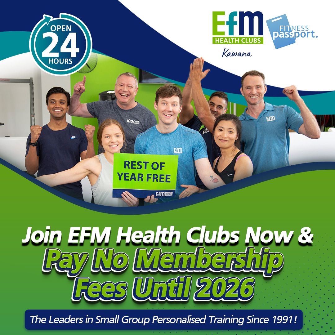 🌟 EFM HEALTH CLUBS - PAY NOTHING... - EFM Health Clubs Kawana | Facebook