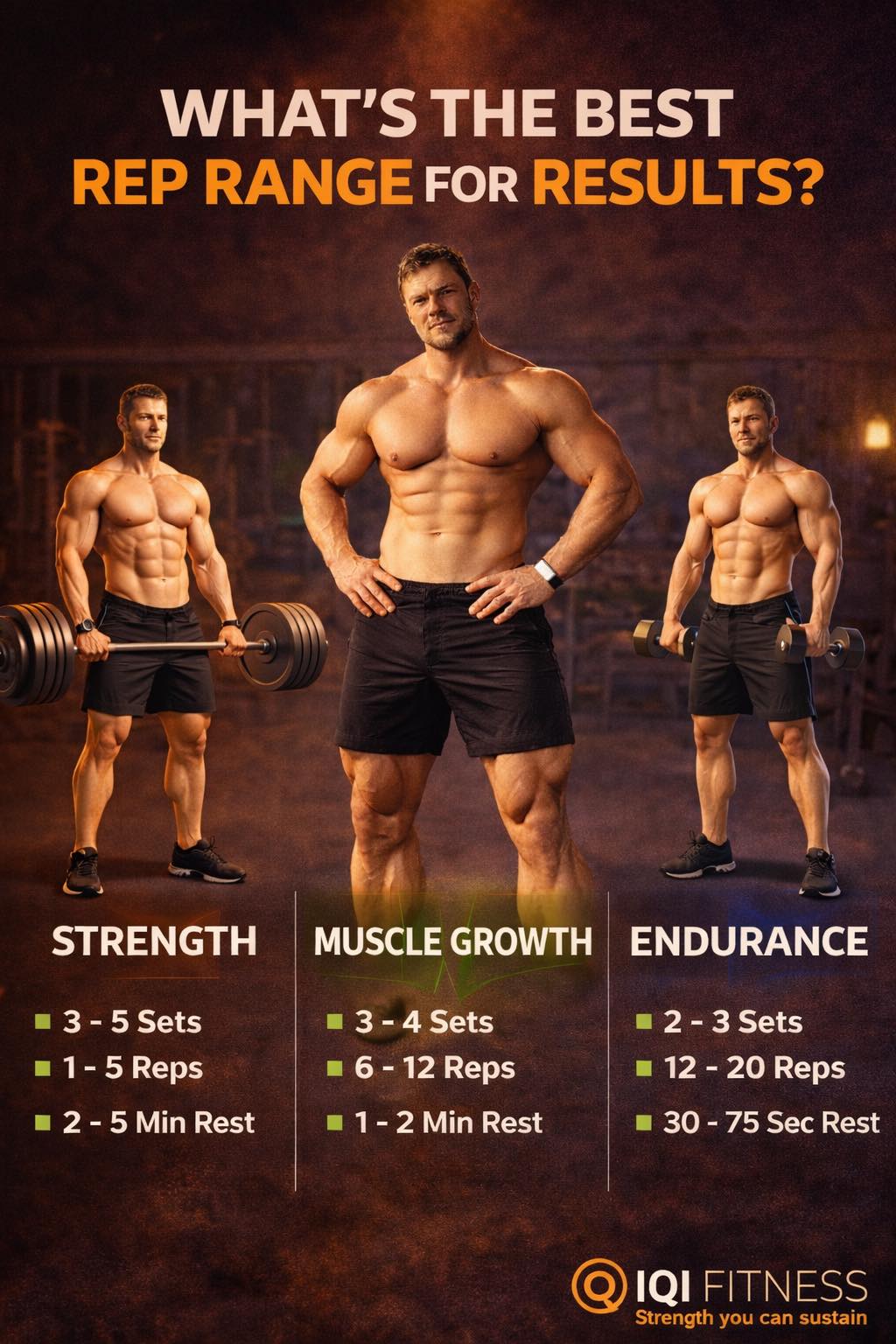 IQIFitness - WHAT’S THE BEST REP RANGE FOR REAL RESULTS 🔥 There’s no ...