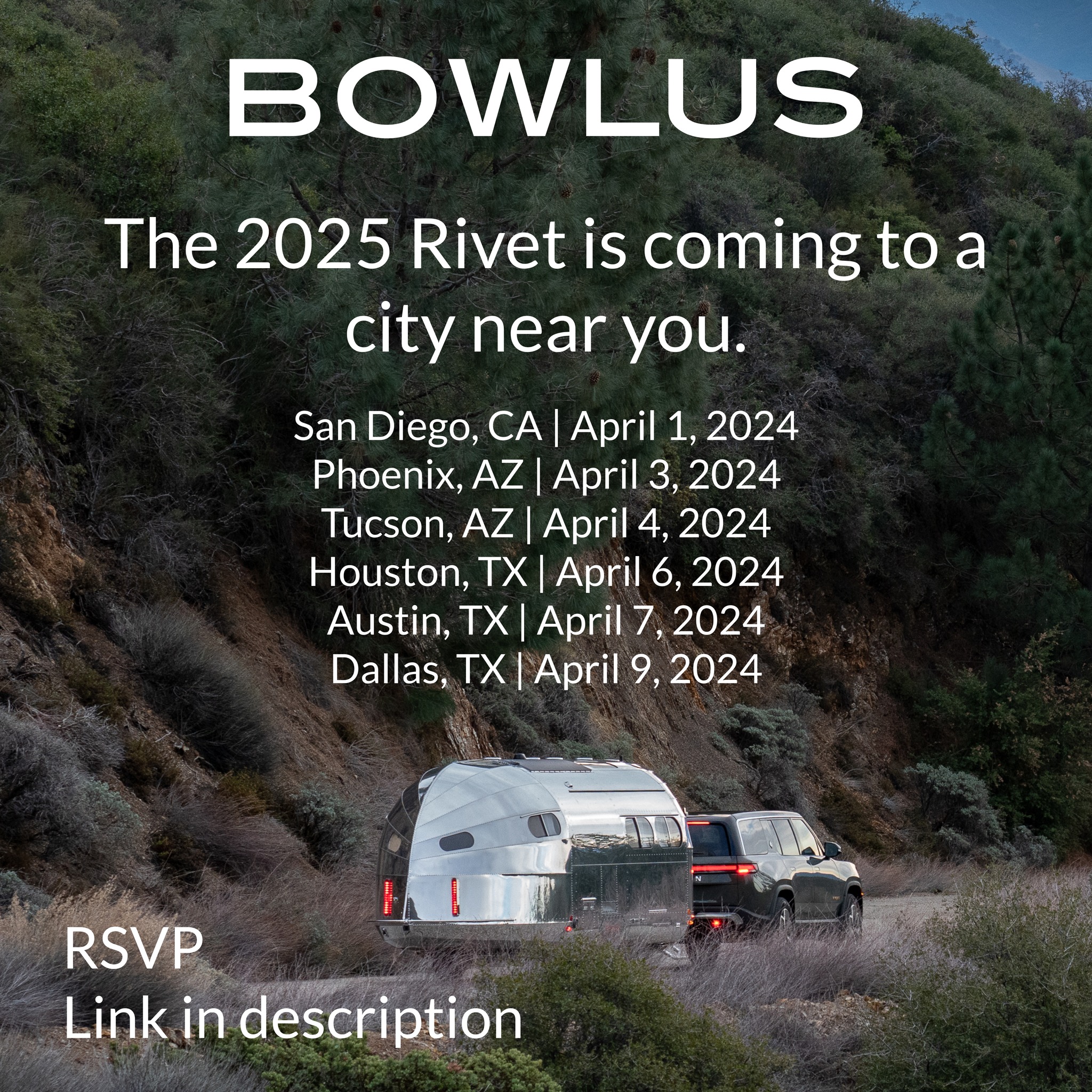Bowlus - The 2025 Bowlus Rivet is coming to a city near... | Facebook