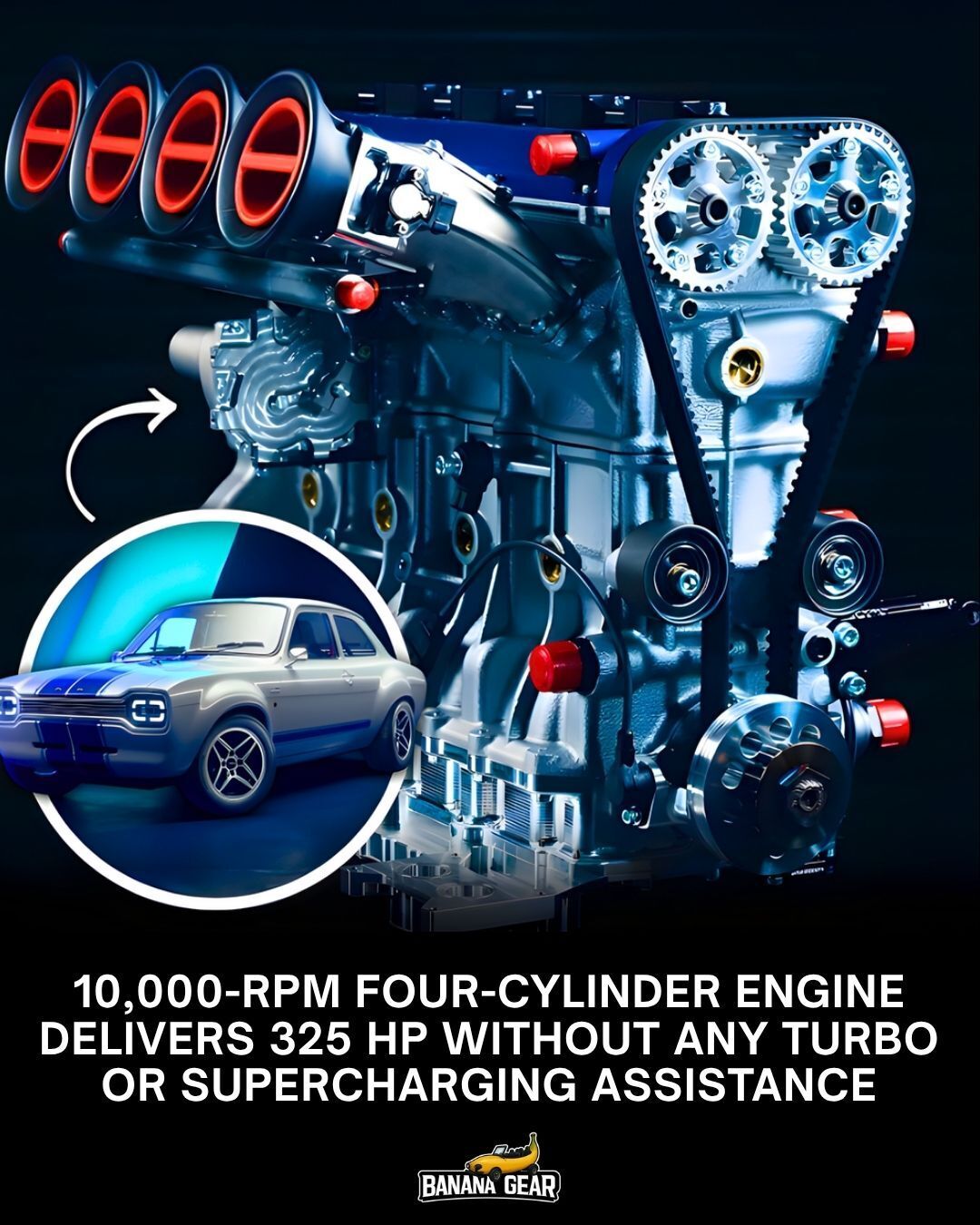 Banana - This engine is pure adrenaline in mechanical form. A 10,000 ...