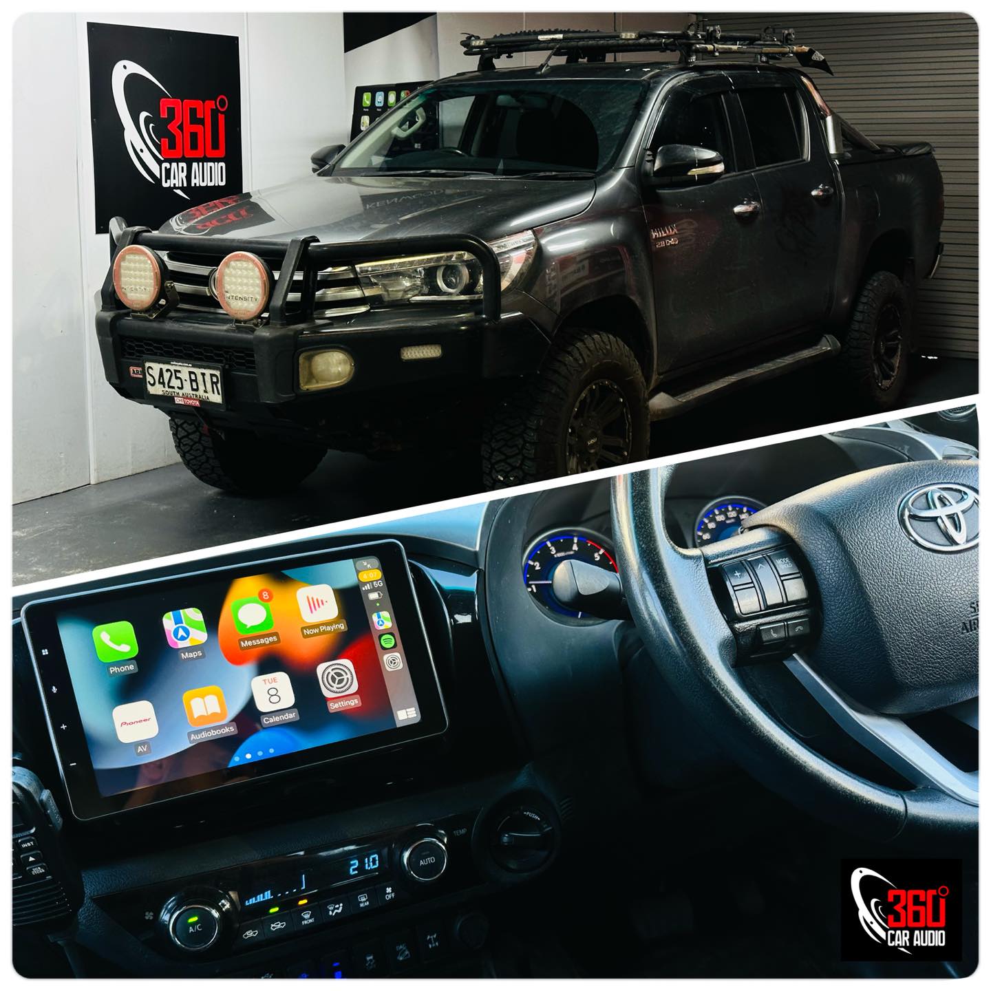 Toyota NSZT-W66T and NSZT-W68 NSZN Z68T radio Car play to mirror