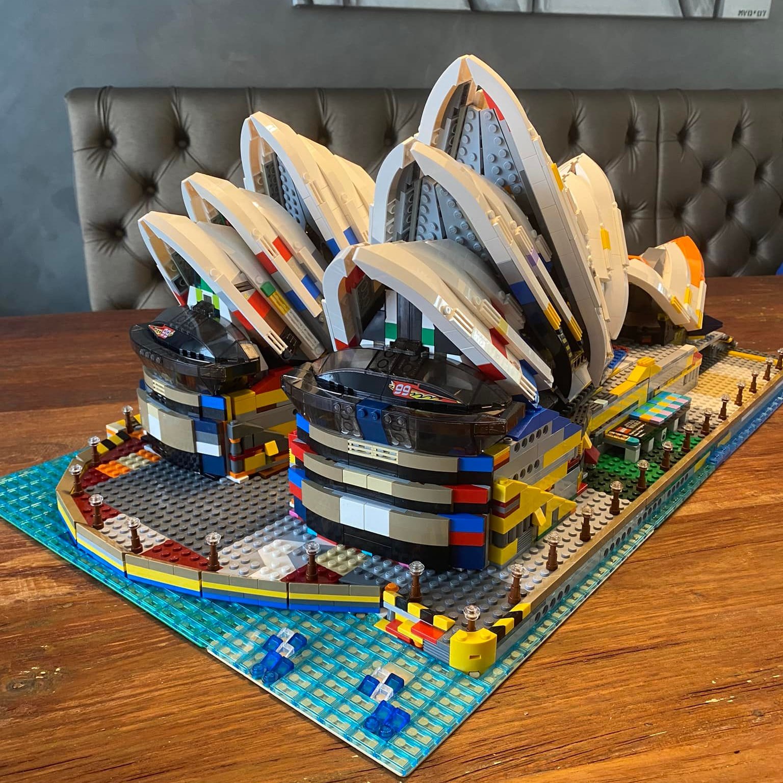 LEGO Sydney Opera House with 12 Pieces Created by David Oman Davis
