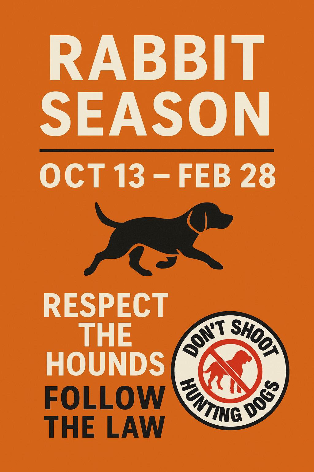 Don't - 🟧 PUBLIC NOTICE: RABBIT SEASON IS OPEN IN NORTH CAROLINA 🟧 🐾 ...