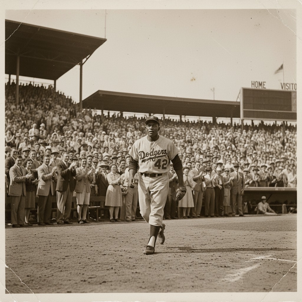 Old-Time - In 1947, Jackie Robinson laced up his spikes for the ...